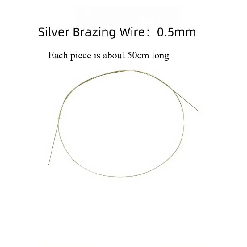 Fil et feuille d'argent pour la fabrication de bijoux, réparation de bagues et bracelets DIY, multi-