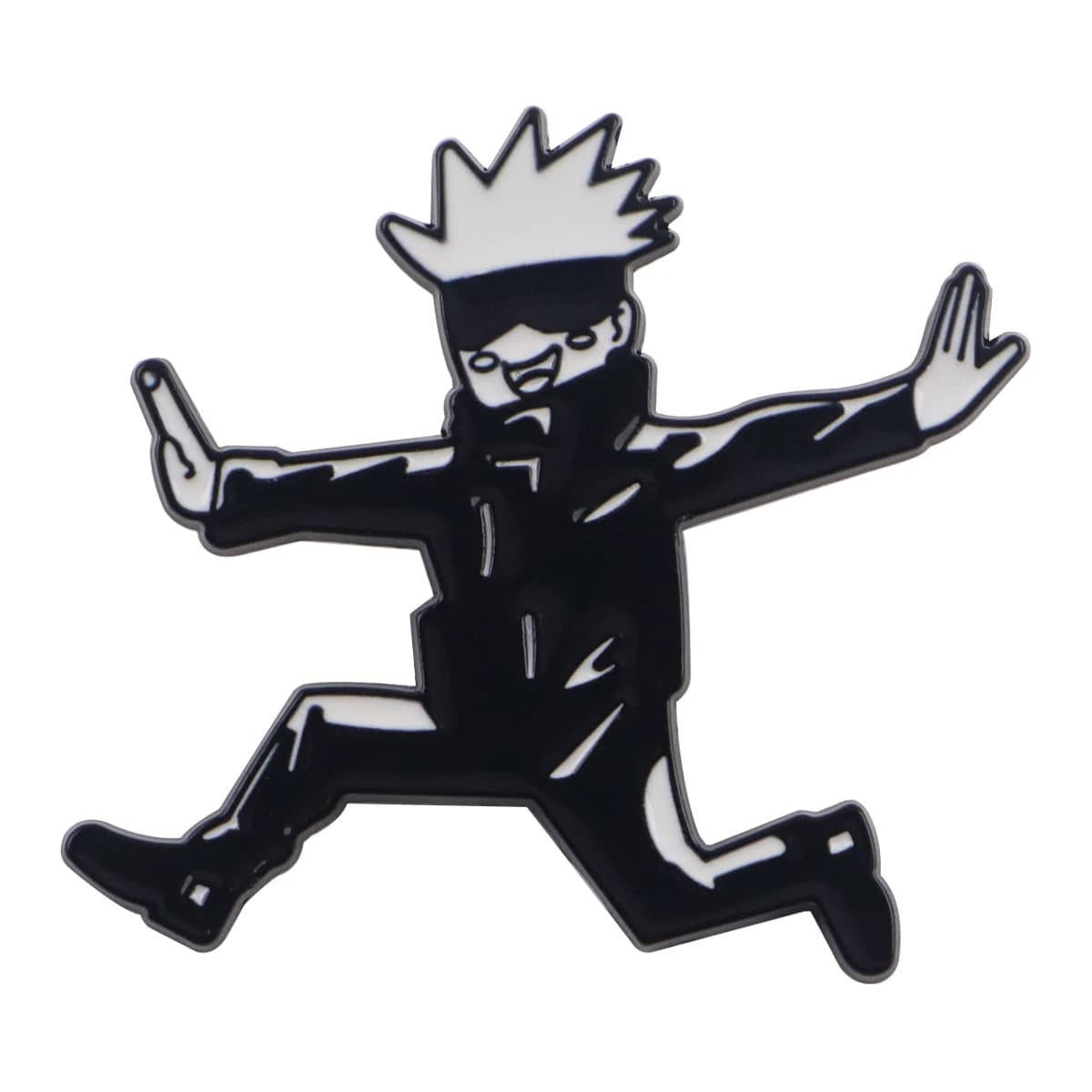 Satoru-Gojo – broches Manga en émail pour femmes et hommes, épingles à revers, Badges sur sac à dos,