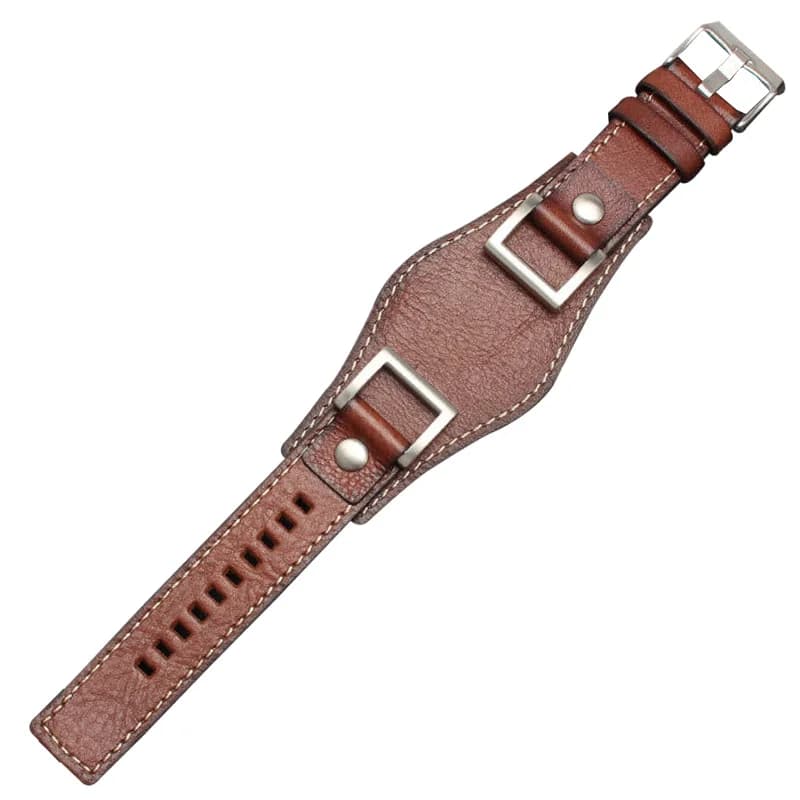 24MM bracelet de montre bracelet de montre en cuir pour FOSSIL JR1157 montres accessoires en acier i