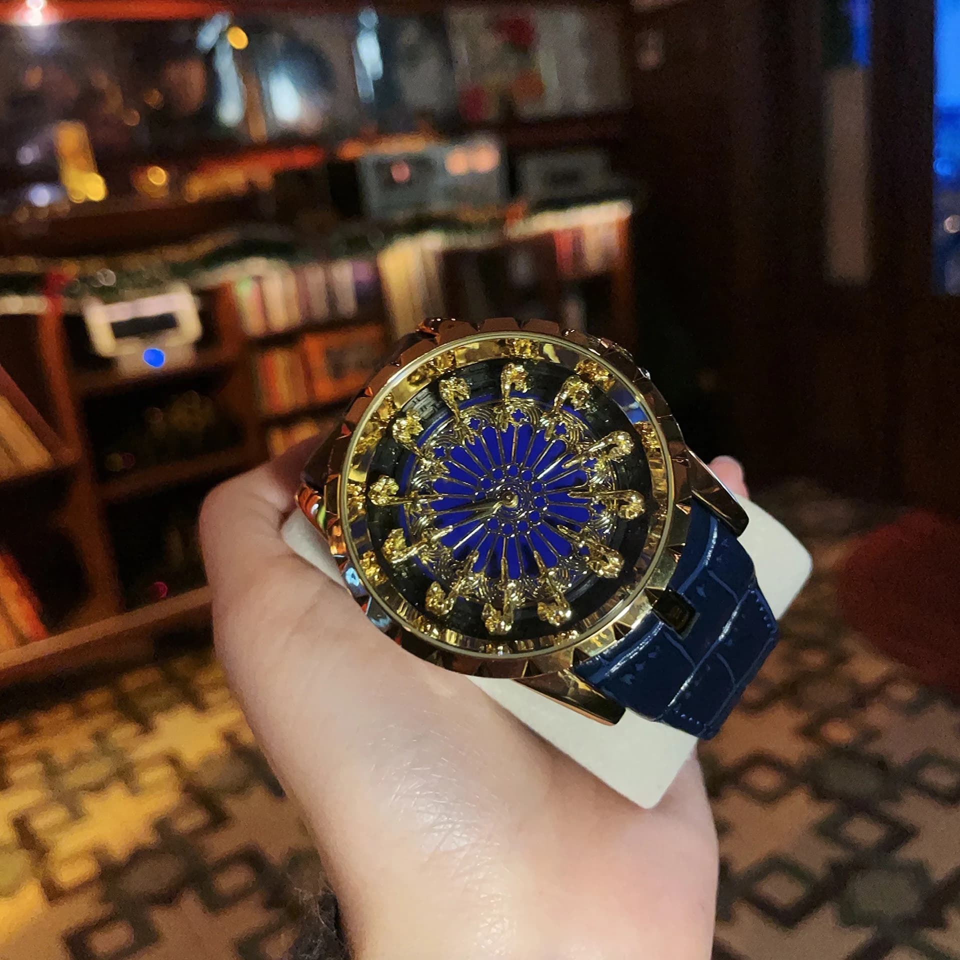 Montre pour homme Twelve Knights Round Table, concept rétro, quartz, design créatif, simple, sportiv