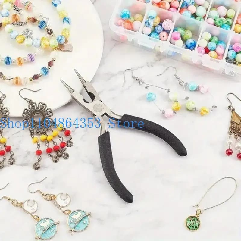 Ensemble Collection pinces à bijoux polyvalentes 652F, accessoire Portable pour perles détaillées fo