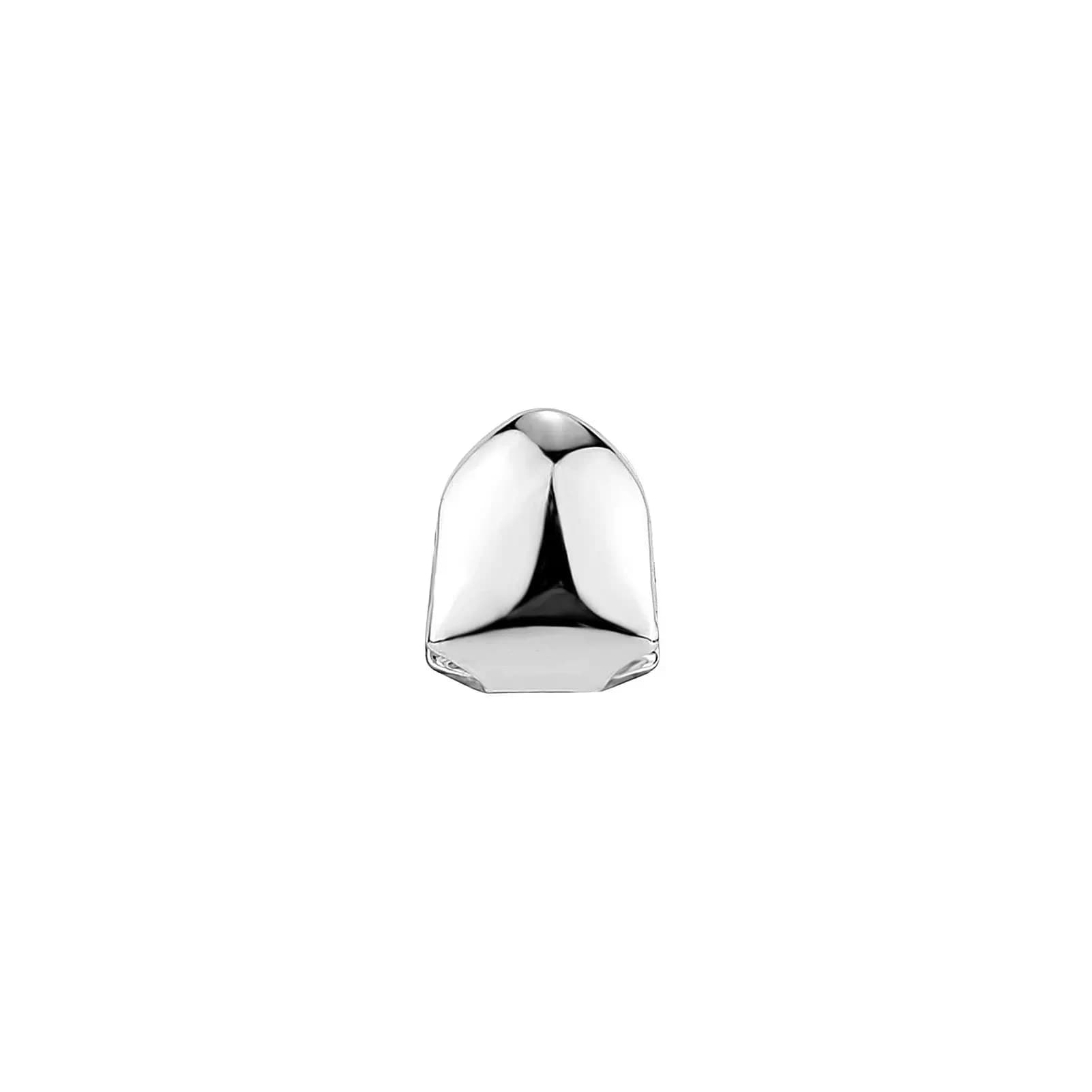 RACHELZ HipHop classique simple dents Grillz bouchons de dents dorées décor 14K plaqué or grilles de