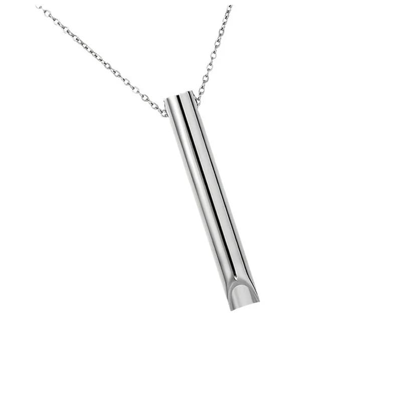 Collier anti-vapeur apaisant naturel, chaîne de soulagement, collier respiratoire contre le stress e