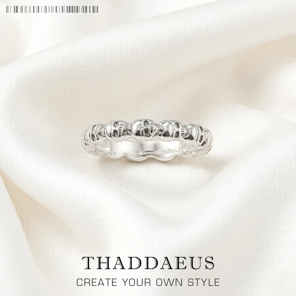 Bague tête de mort Style européen, bijoux de rue rebelle pour femmes et hommes, cadeau Vintage de pr