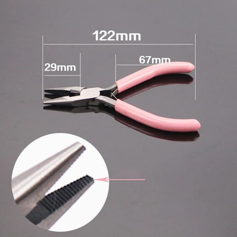 Pince à fil de coupe d'extrémité en acier inoxydable, outils de bricolage pour fabrication de bijoux