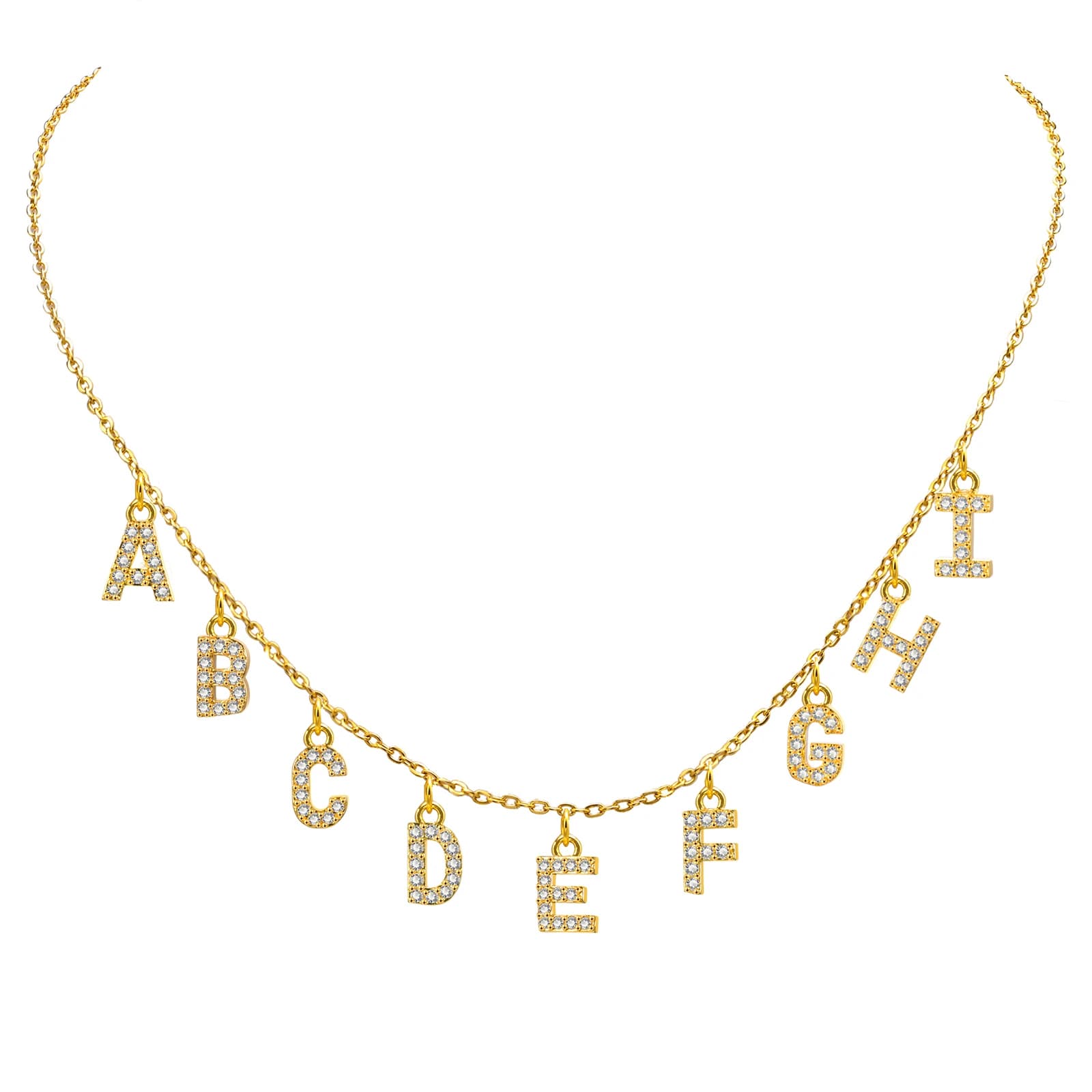 Collier en acier inoxydable avec nom personnalisé fait à la main pour femme, pendentif lettre initia