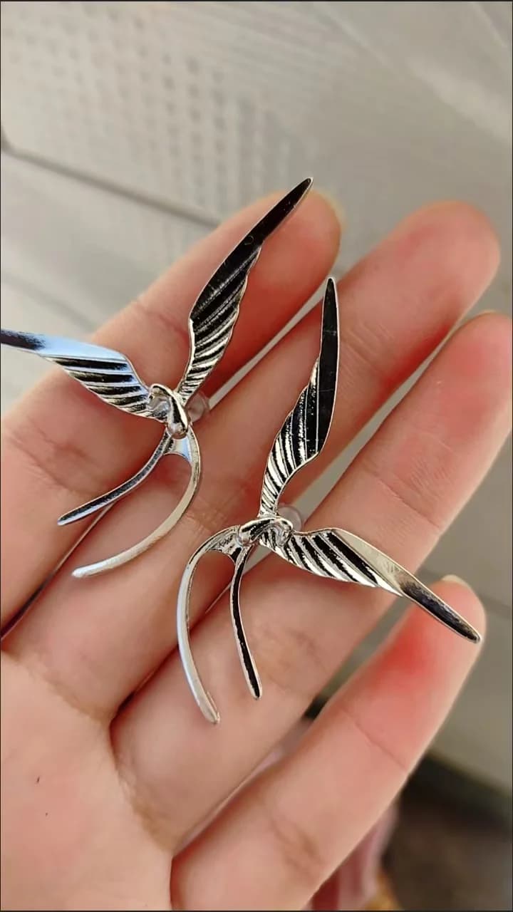 Clou Hirondelle Style Hip Hop Rock pour Hommes et Femmes, Bijoux, Cadeau de ix, Nouveau, 2024