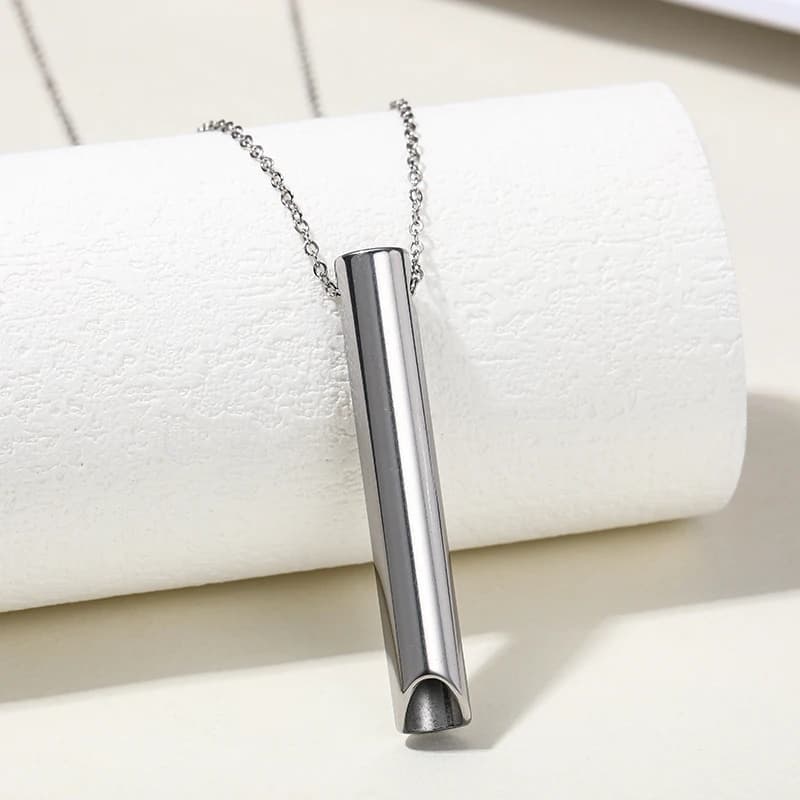 Collier anti-Stress et d'anxiété, outil respiratoire, chaîne apaisante naturelle, pour la Relaxation