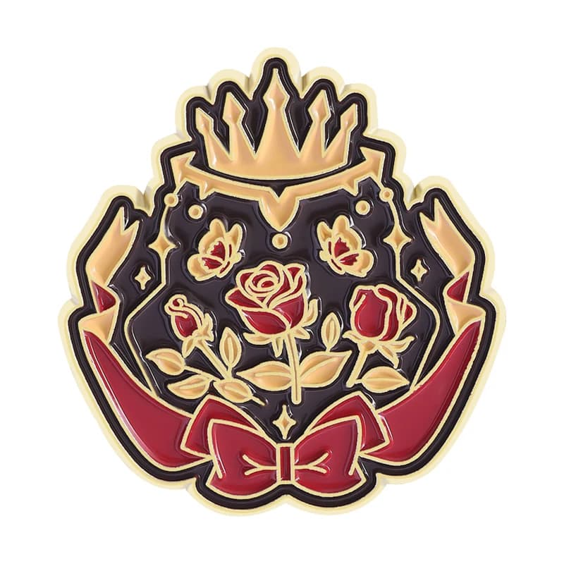 Broches en émail Prince et Rose, broches en métal d'animation, Badge à revers à la mode, sac à dos, 