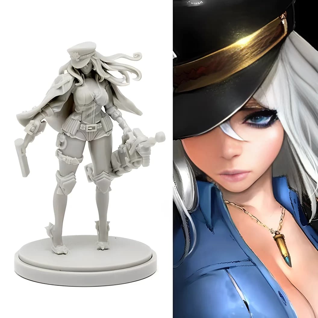 Kit de résine KD 28371 Dead Kingdom Detective Twilight Knight, sculpture à assembler pour collection