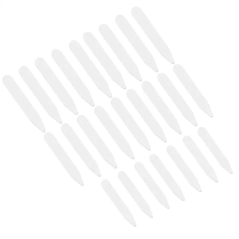 Col de Chemise Durable en Plastique Lisse et Blanc, Os pour Usage Domestique, Organisateur de Voyage