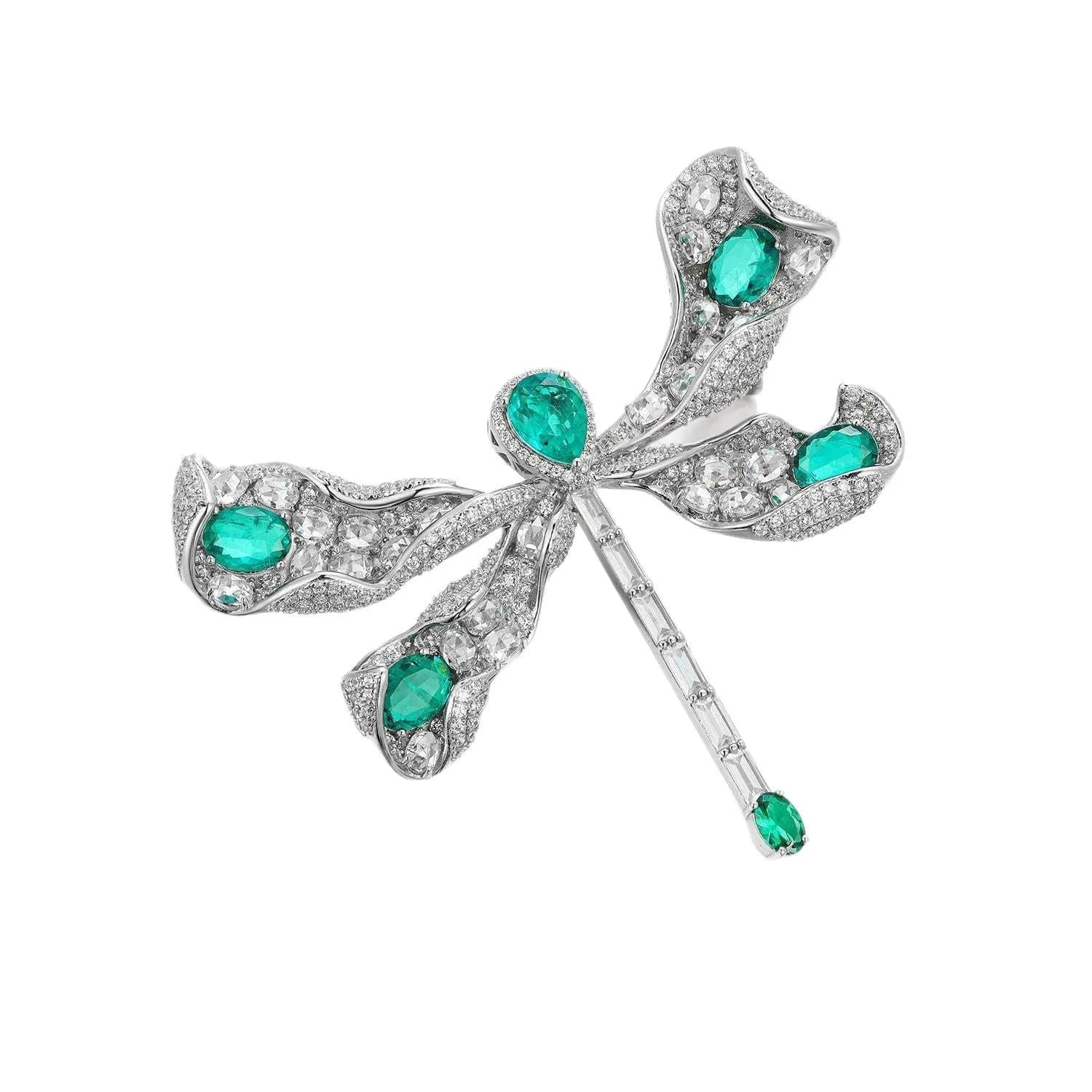 Wuiha 925 argent Sterling laboratoire saphir émeraude rubis haute teneur en carbone diamant pierres 