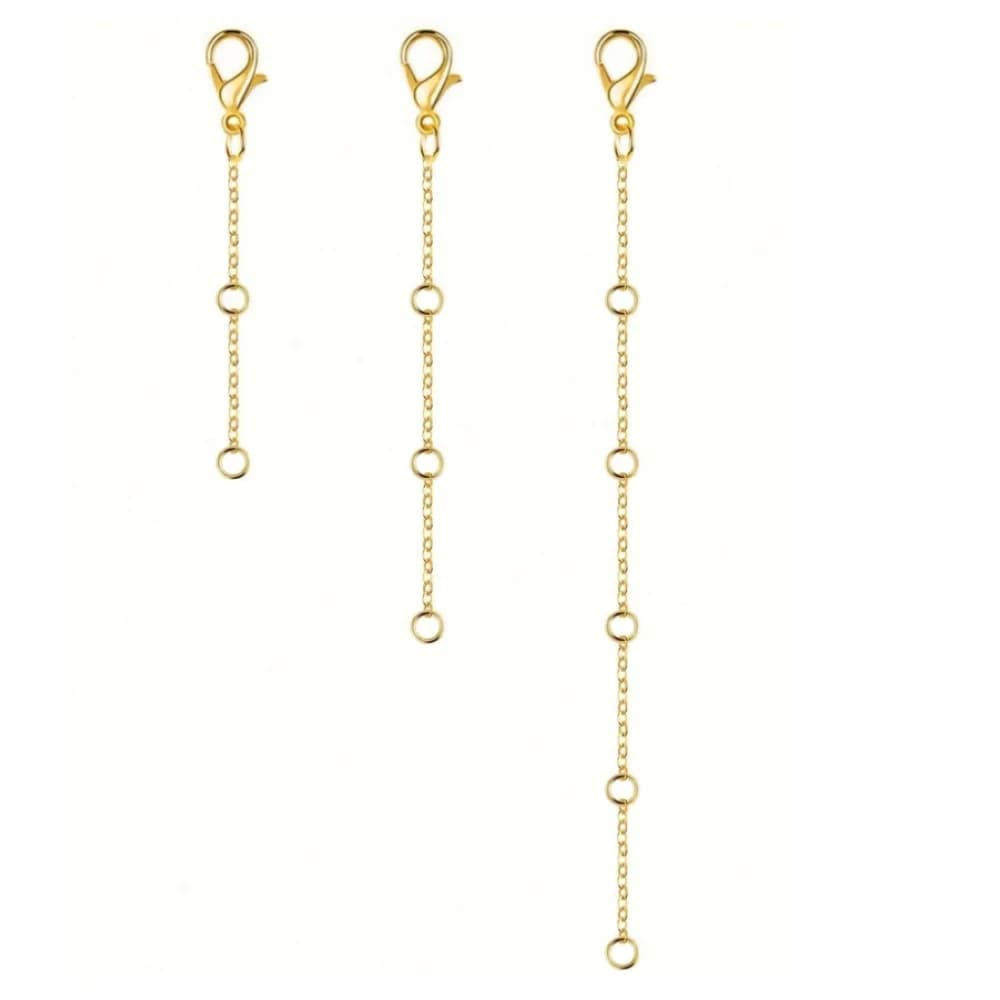 Nouveau fermoir à homard Plus chaîne de réglage de chaîne de queue, chaîne d'extension de bijoux, ac