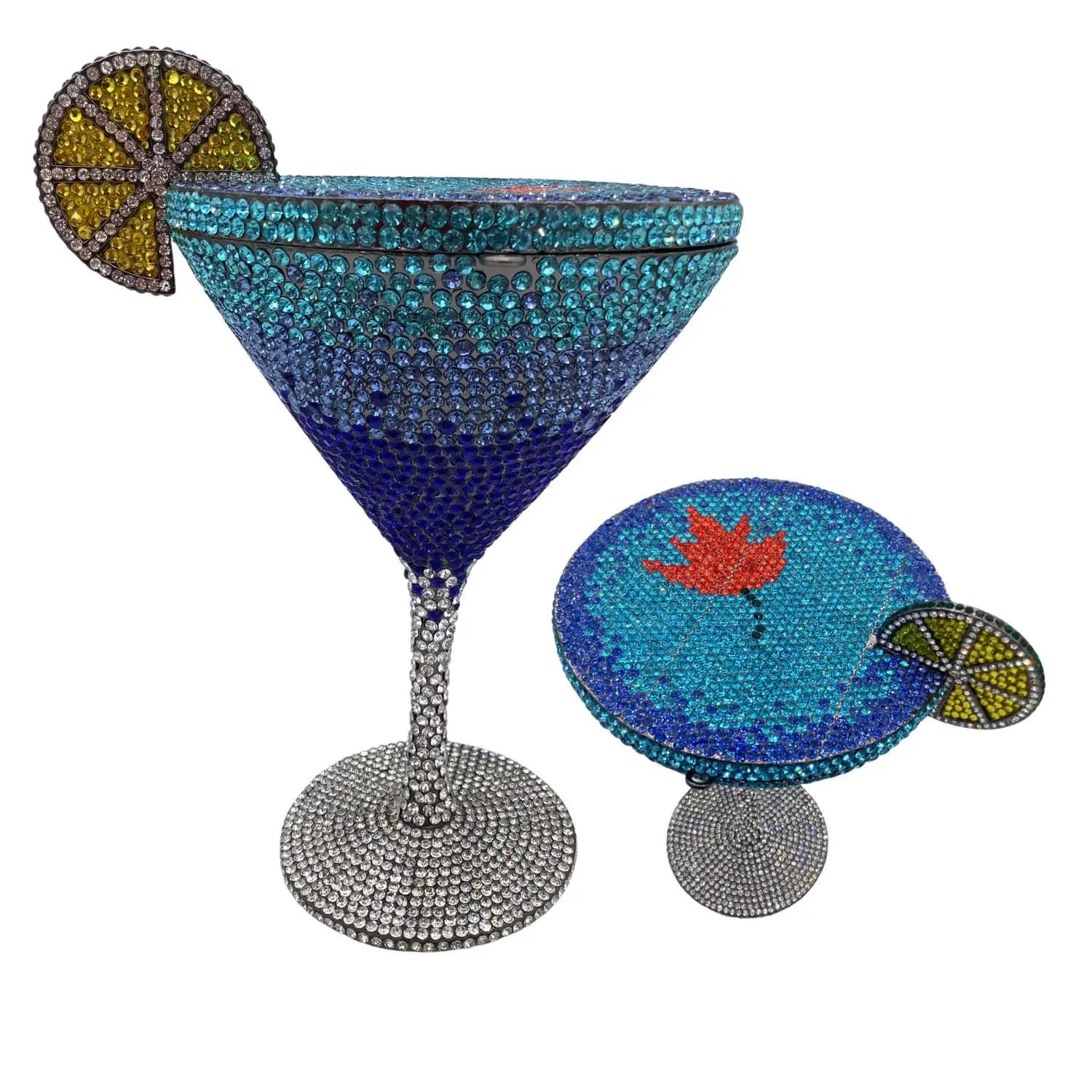 Bijoux Martini sac à main diamant soirée sacs à main cristaux mariée sac à main dîner pochettes bijo