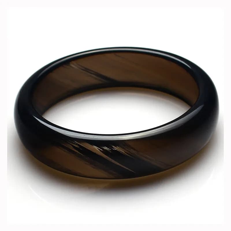 Bracelet en obsidienne glacée pour femmes, bijoux à la mode et polyvalents