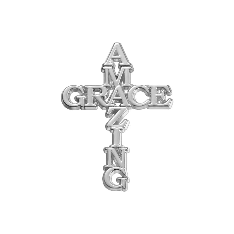 Broches en émail avec croix de jésus, symboles en forme de cœur, emblème, Badge de sac à dos à rever