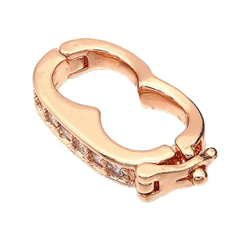Fermoir raccourcisseur collier, Mini rehausseur perles, extension fermoir à pression, connecteur cha
