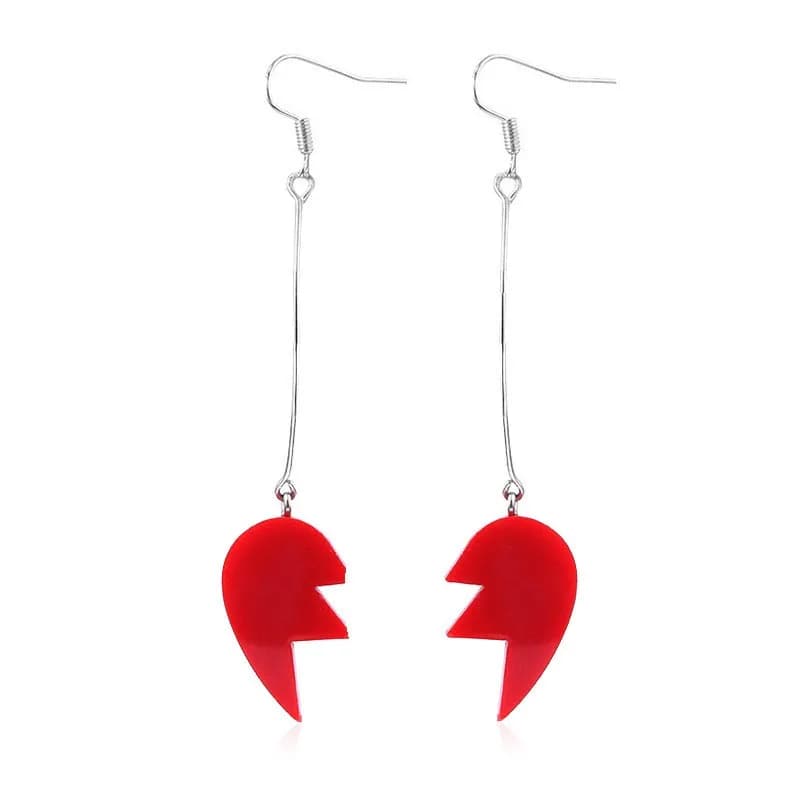 Anime JoJo Bizarre aventure Cosplay boucles d'oreilles Pierre Polnareff épissure coeur Kakyoin Noria