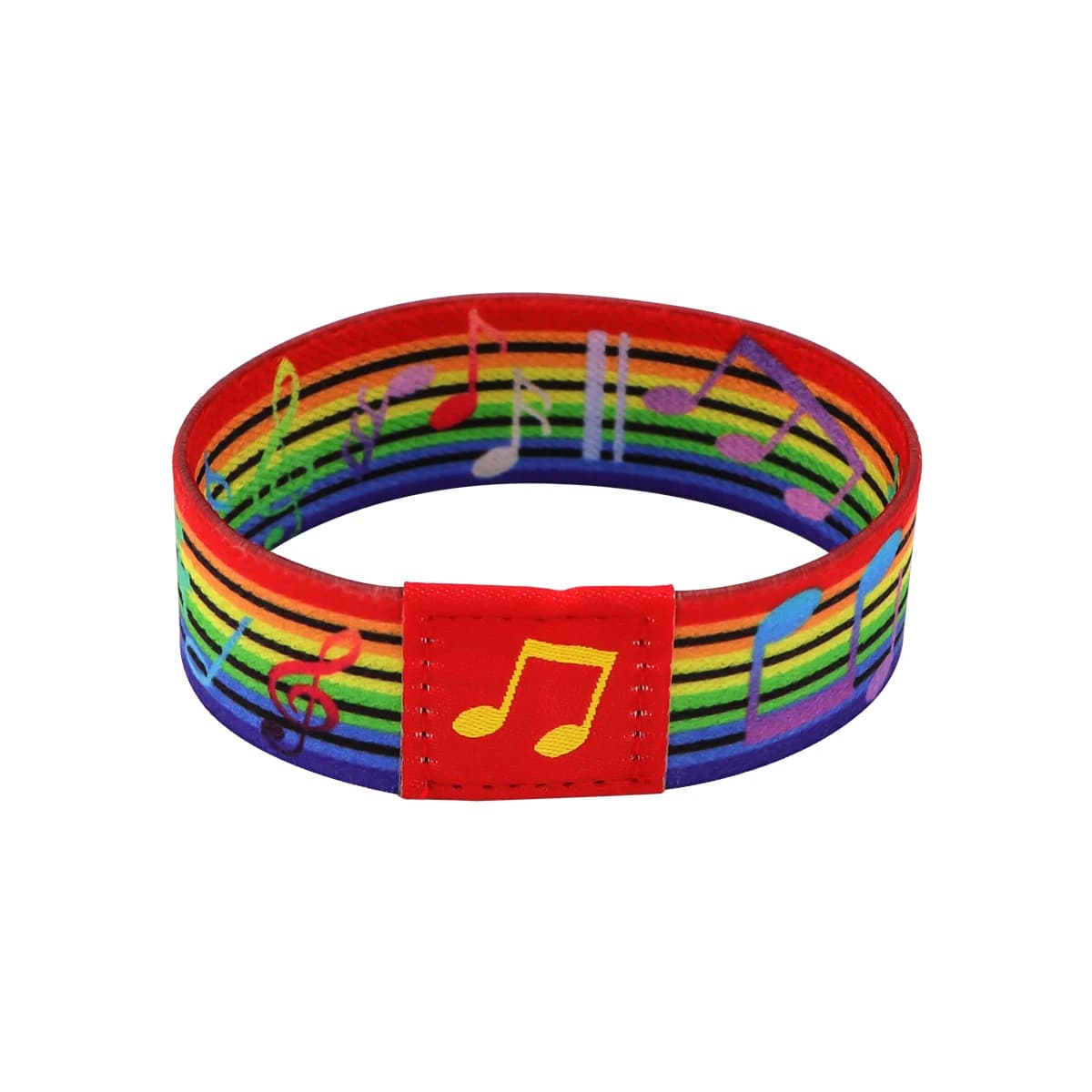 Bracelet arc-en-ciel pour femmes et hommes, Notes de musique, élastique, sport, à la mode, bijoux, a