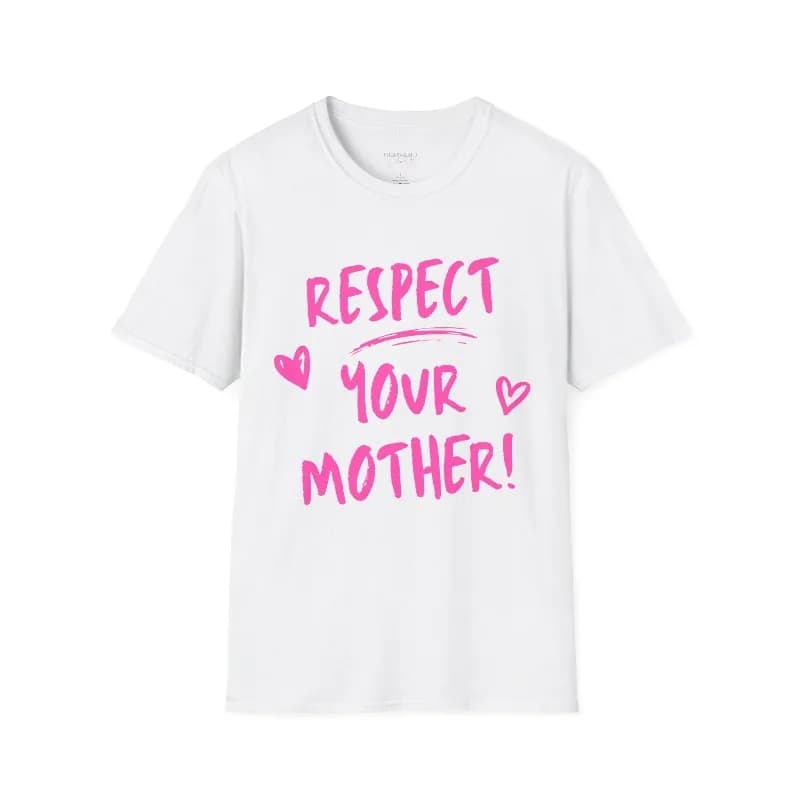 T-shirt graphique inspiré de Harry Styles - Respecte ta mère ! T-shirt d'été unisexe en coton ample 