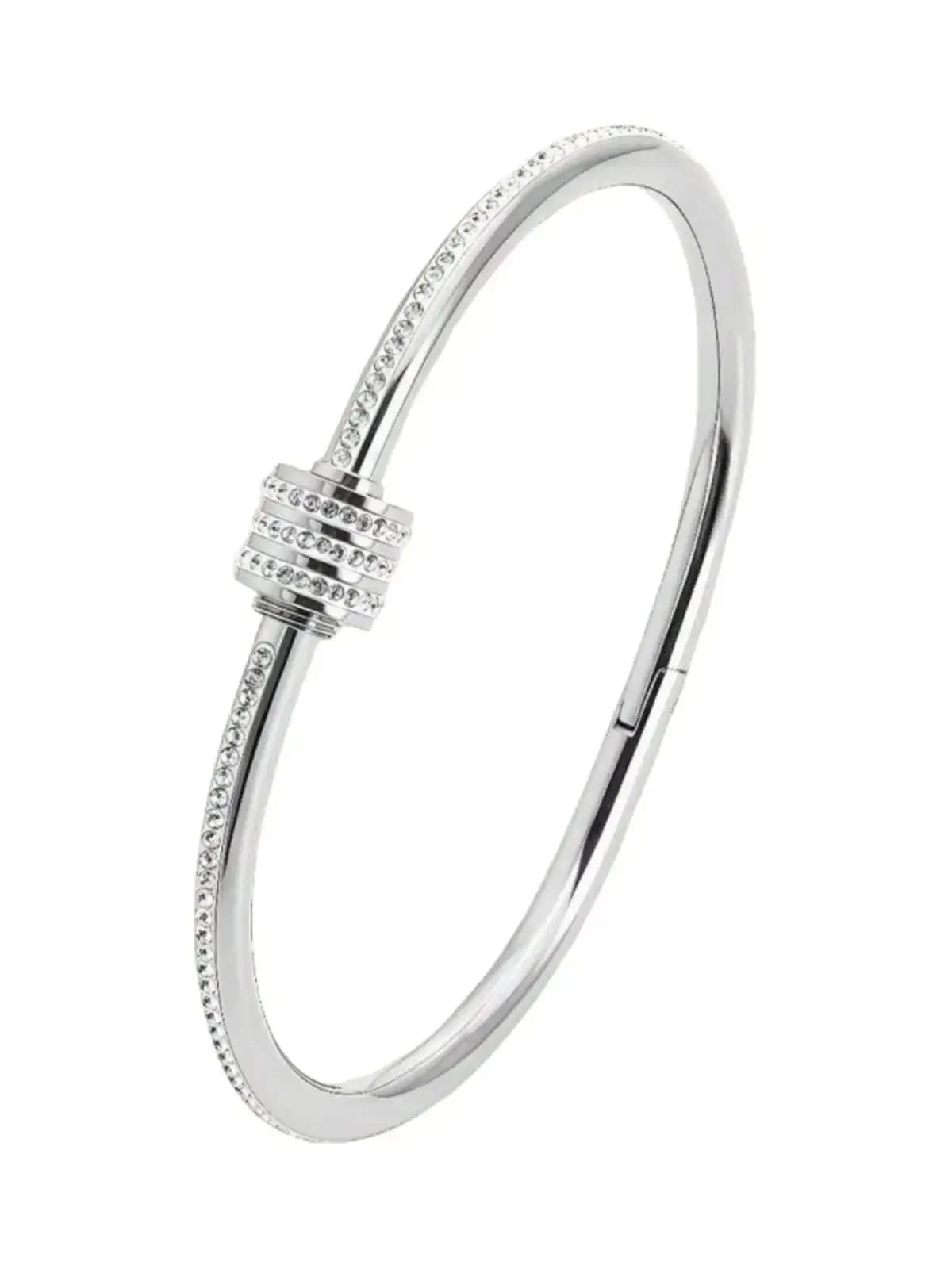Bracelet en acier inoxydable pour femmes et hommes, plaqué or, bijoux à la mode, accessoires, cadeau