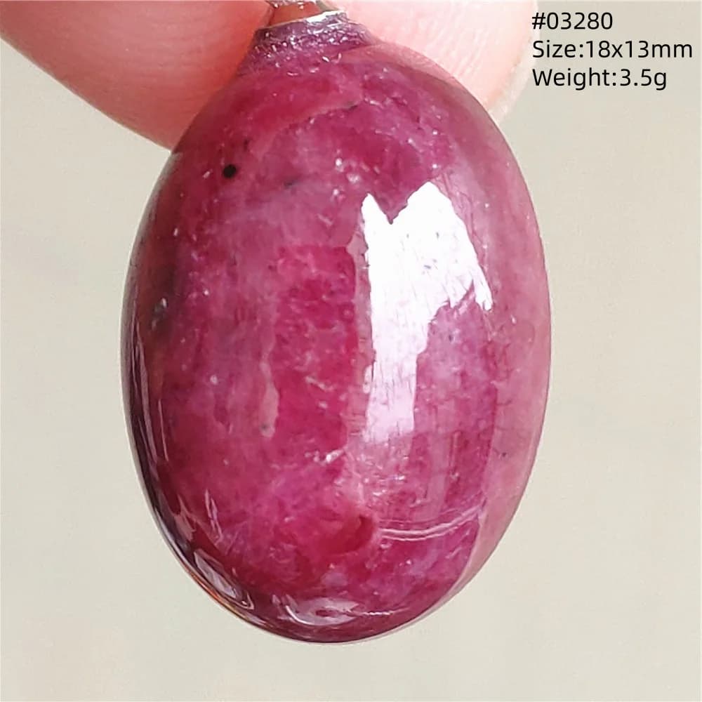 Pendentif rubis rouge naturel, bijoux à la mode, ovale, rond, pastèque, rares, pour femmes et hommes