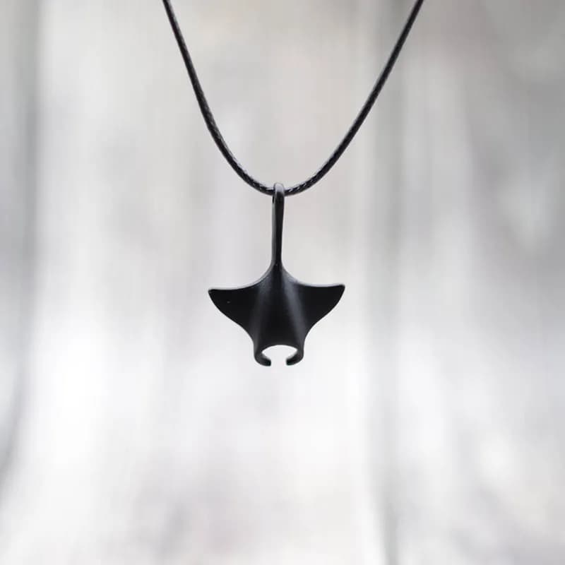 Collier élégant en forme de baleine de requin Manta pour hommes, 24 pouces, accessoires de cou de su