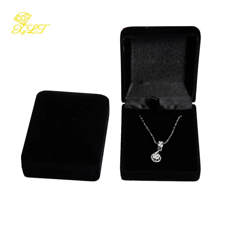 Boîte à bijoux pour pendentif, 1 pièce, coffrets cadeaux, emballage de pendentif, boîte de rangement