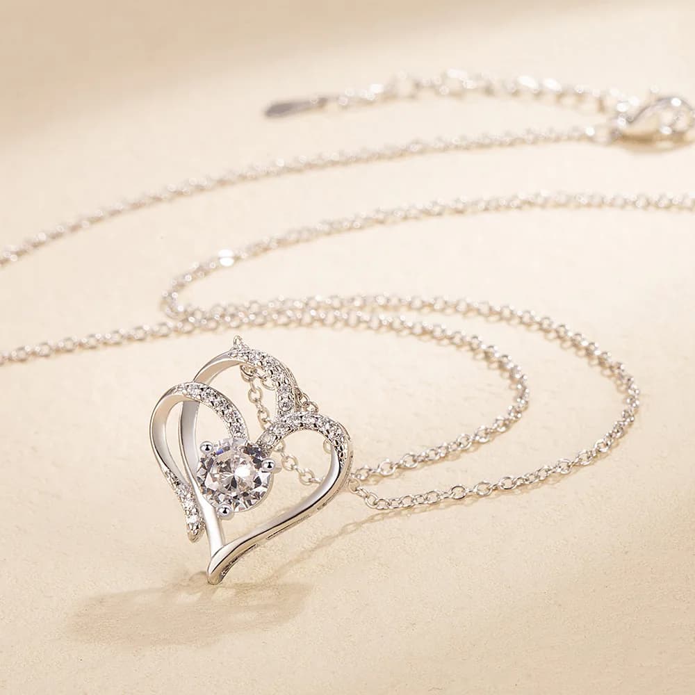 Collier en argent 925 scintillant pour femme et homme, bijoux fins pour mariage, fiançailles, fête, 