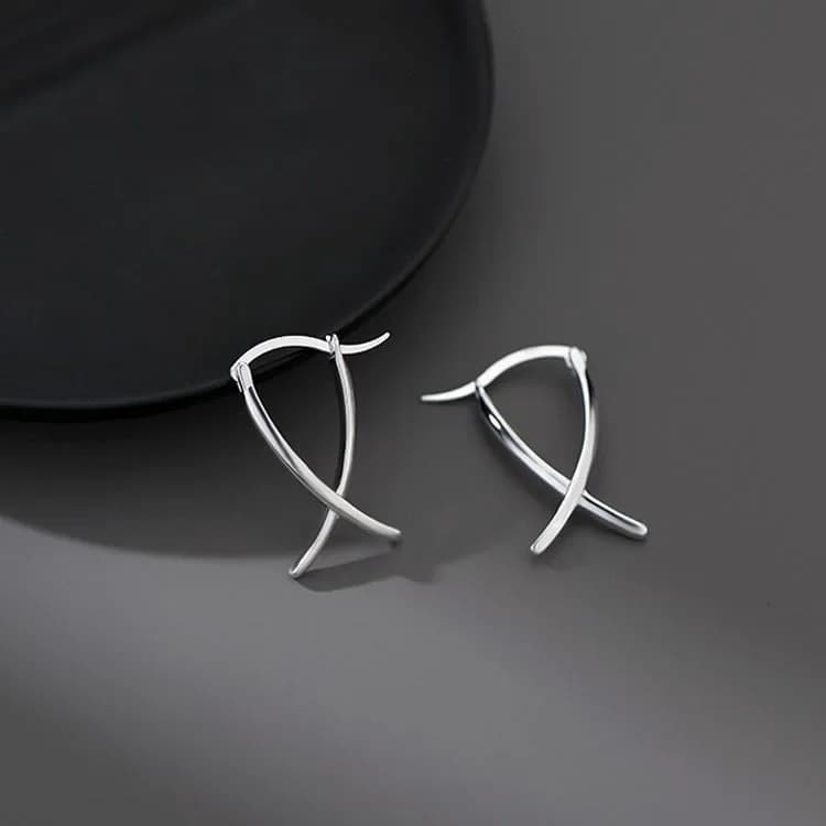 Bijoux à la mode simplement boucles d'oreilles géométrie Unique boucles d'oreilles pour femmes cadea