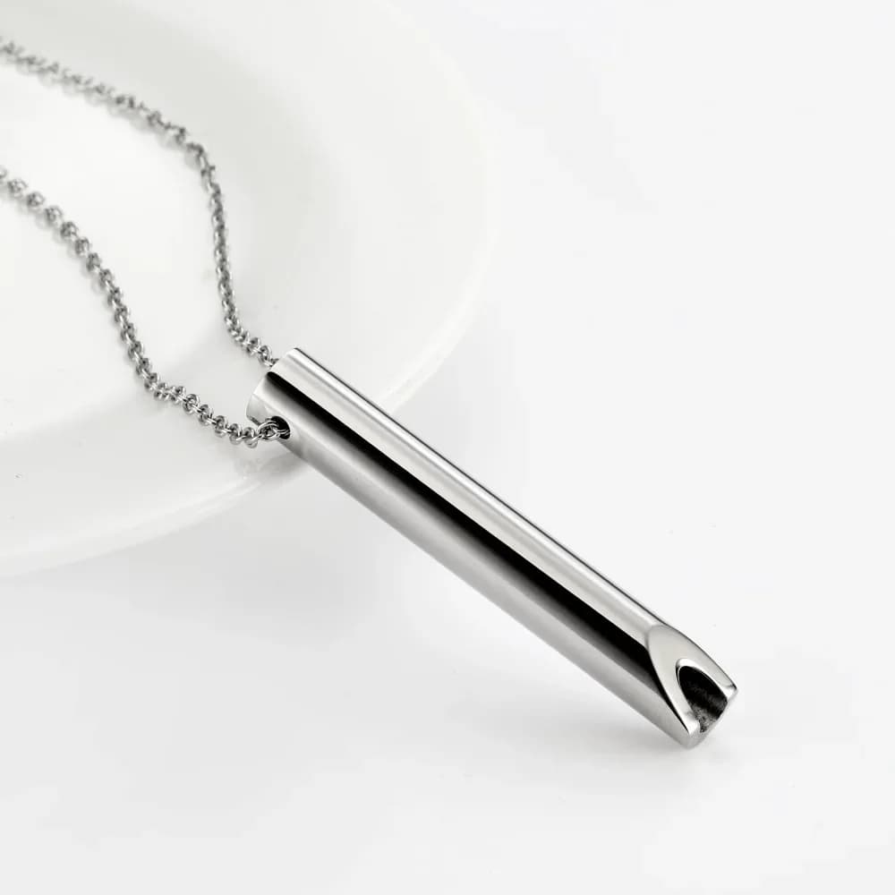 Collier Pendentif ChimCreative Respirant Décompresse pour Femme et Homme, Bijoux Ras du Cou Souligné