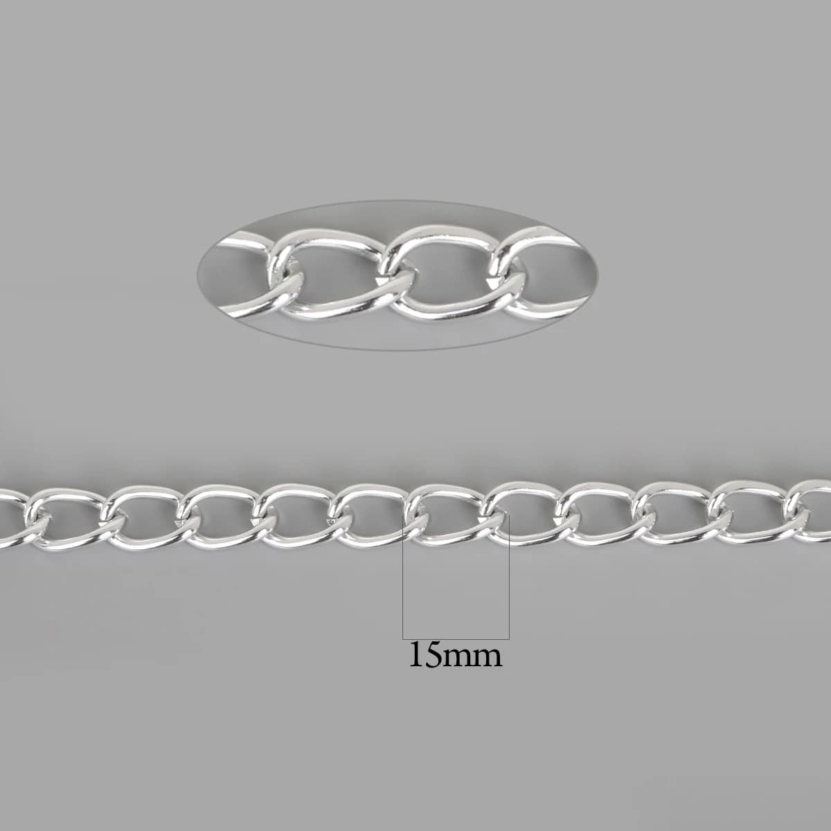 JOfor-Collier en Fer et Métal Plaqué Or/Argent, Bijoux de 9x6/15x10mm, Accessoires de Bricolage, Fai