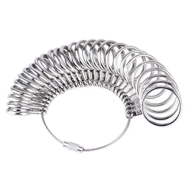 Ensemble d'outils de mesure de jauge d'anneau en métal, bâton de mandrin de jauge, outil de doigt, é