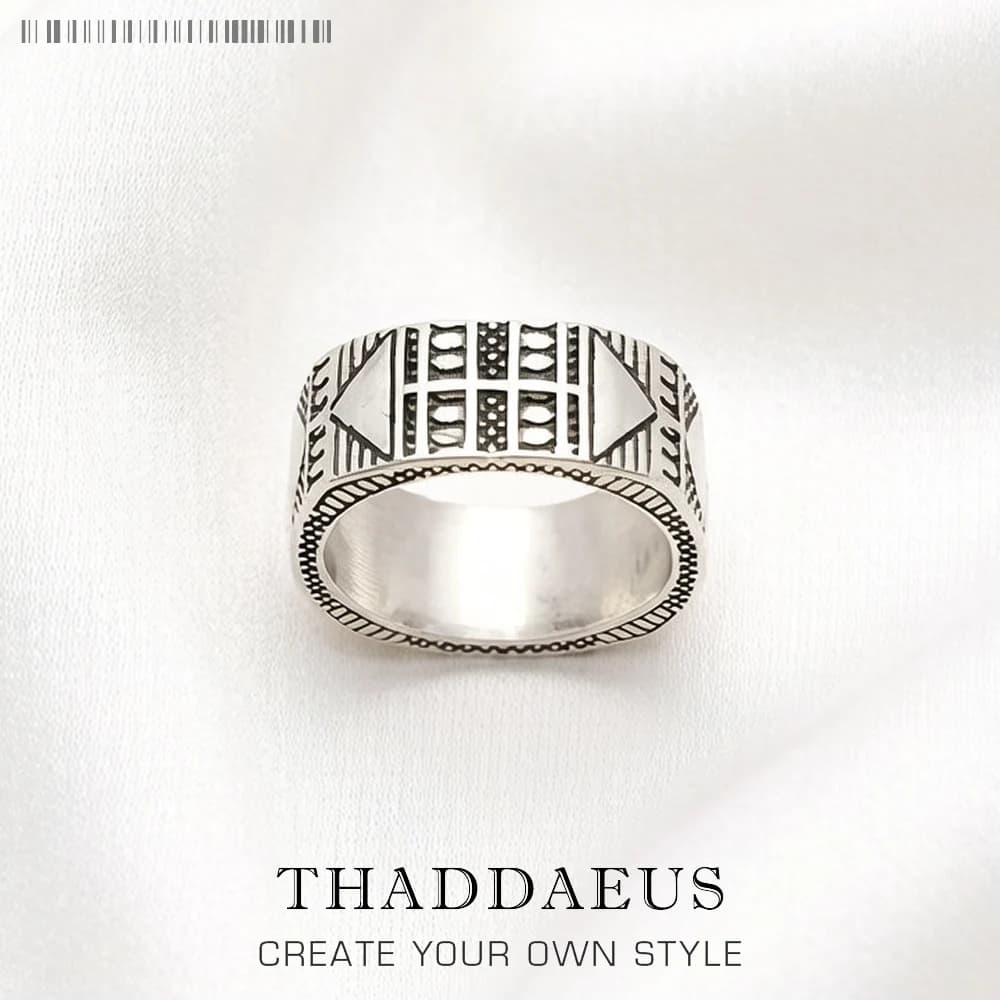 Bague porte-bonheur Ethno Europe mysticisme, bijoux fins pour femmes et hommes, tout nouveau cadeau 