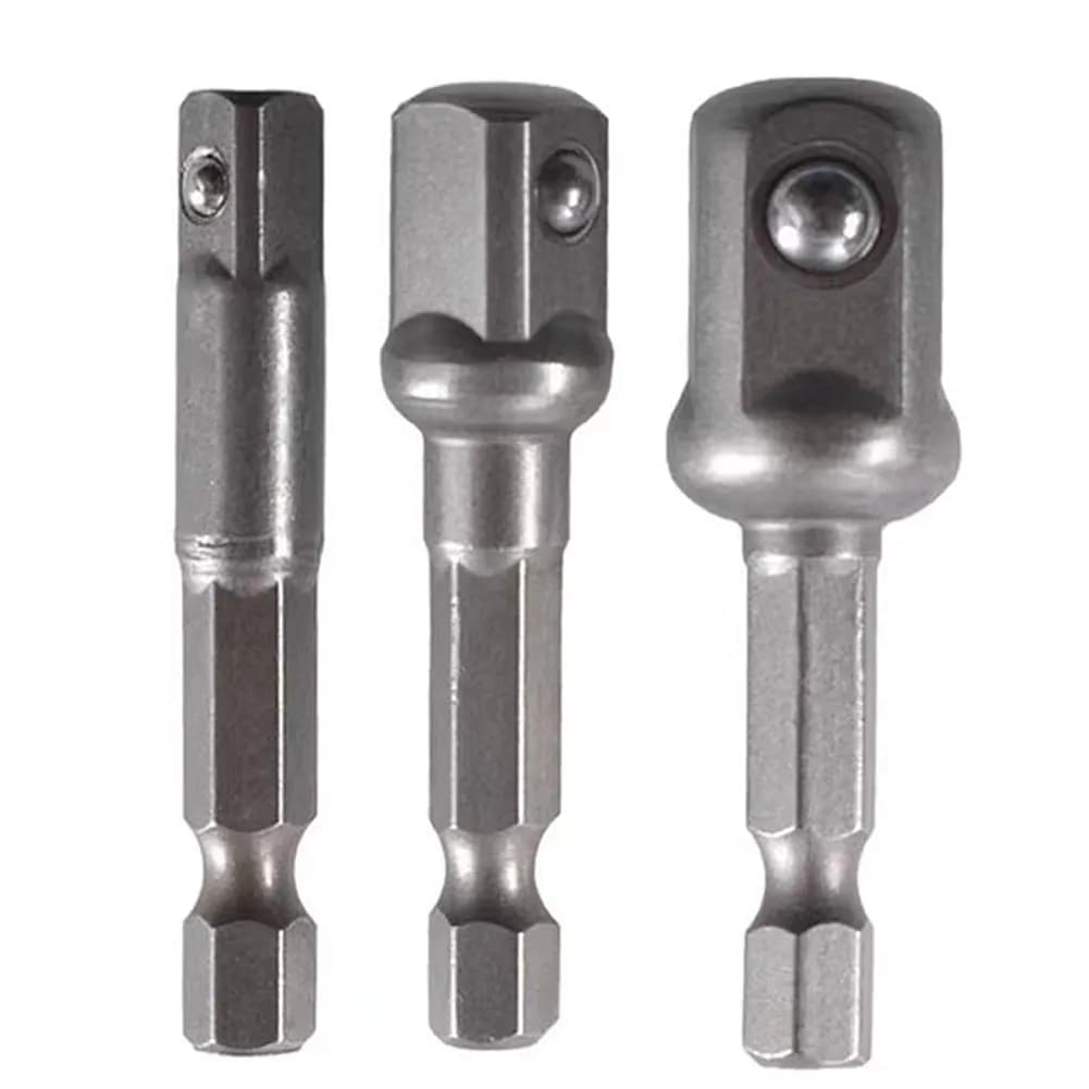 Adaptateur de douille à percussion 1/4 3/8 1/2 pouces, douilles de tournevis à écrou, Extension de t