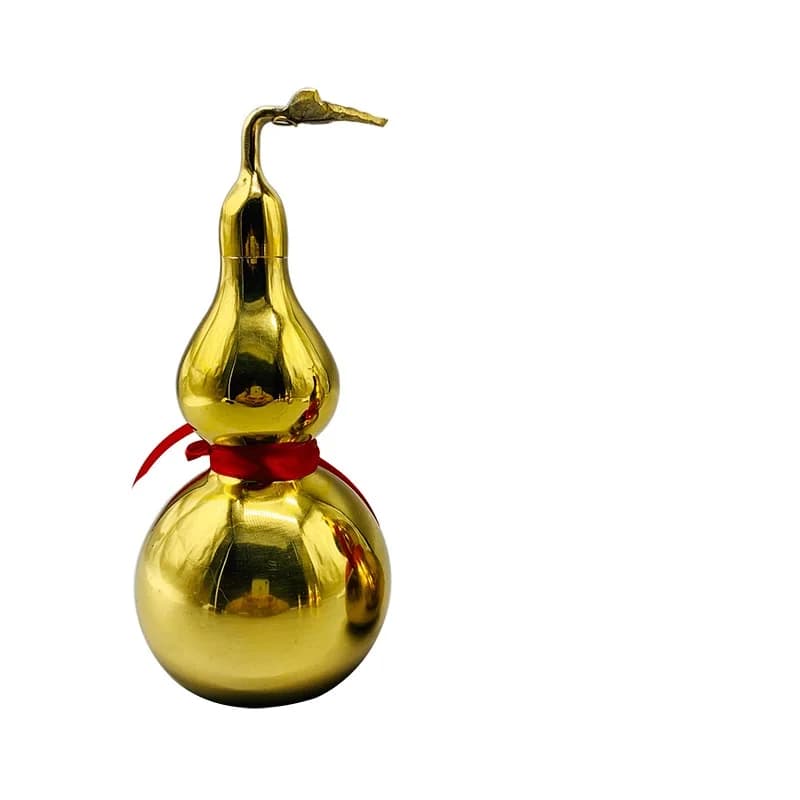 Gourde en cuivre pur, pendentif traditionnel chinois Feng Shui, ornements, gourde, bon porte-bonheur