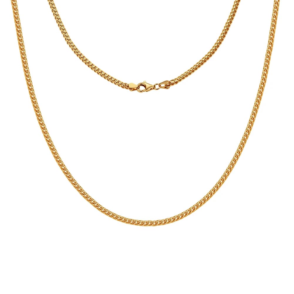 Collier chaîne à maillons italiens en argent sterling 925 véritable Rinntin, 2,0 mm, pour femmes, bi