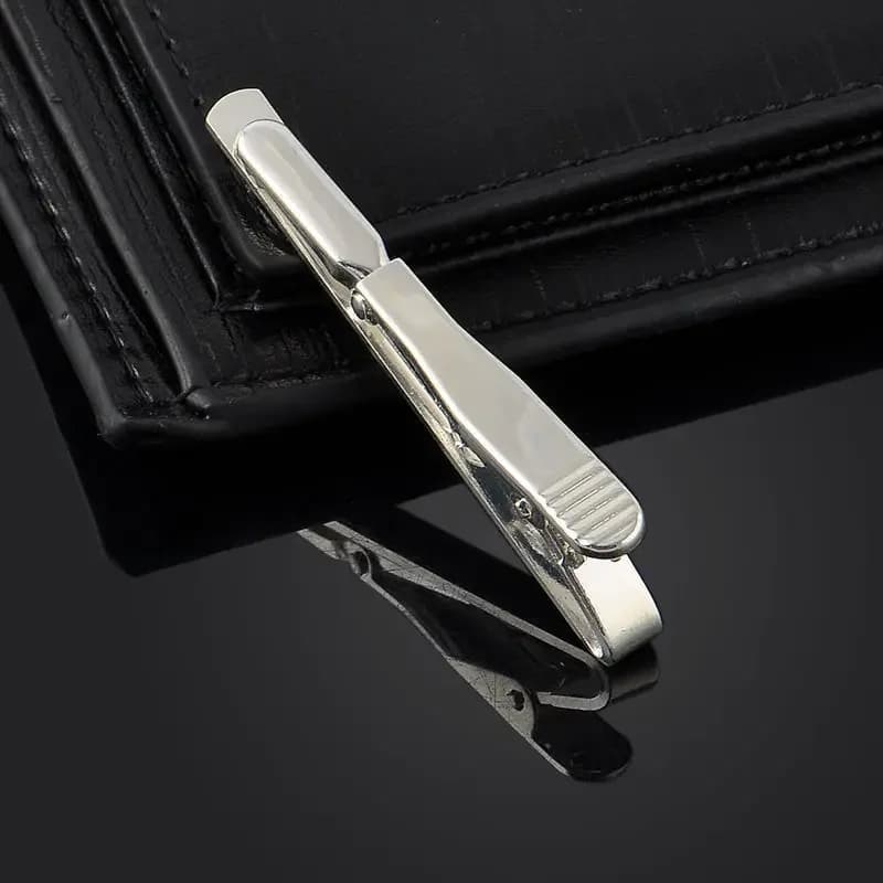 1 pièces pinces à cravate pour hommes mode Simple barre fermoir cravate accessoires fermoir épingle 