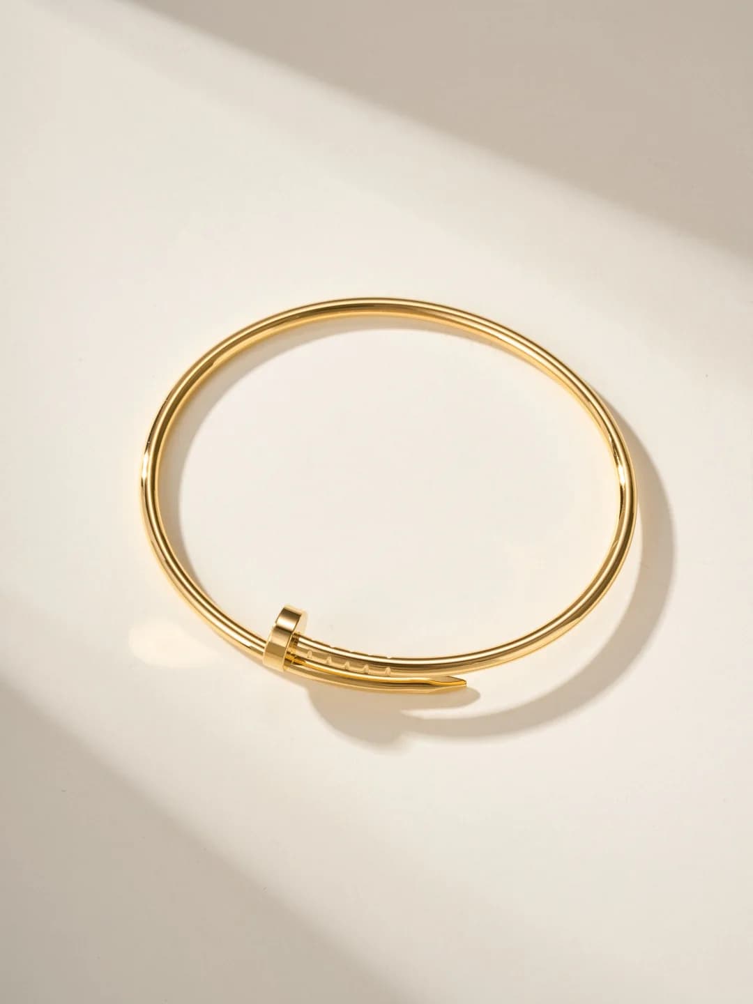 Bracelet ouvert ajustable en or rose pour femme, élégant et polyvalent, plaqué cuivre, bijoux de mod
