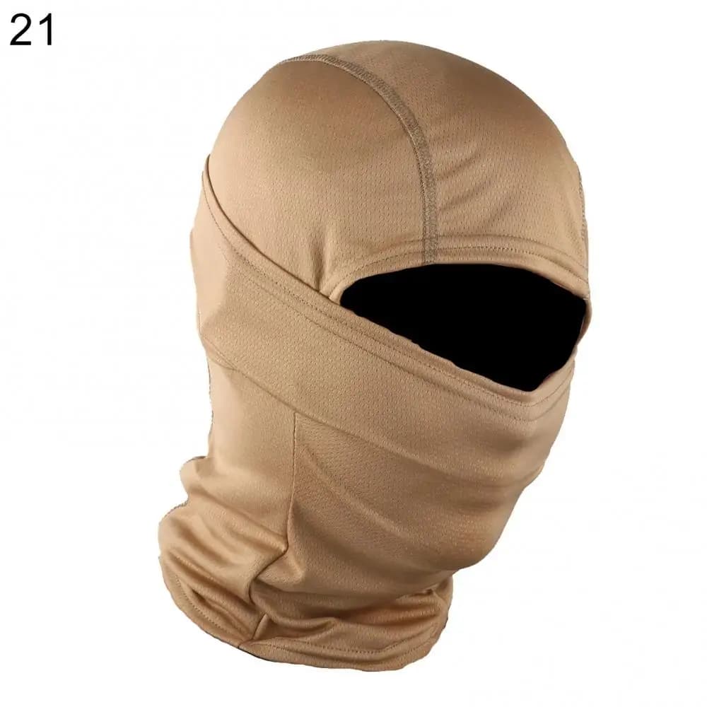 Cache-cou masque facial unisexe, écharpe de protection solaire, cagoule imprimée camouflage, casquet