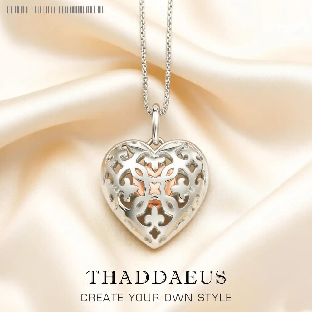 Collier coeur médaillon flambant neuf lien chaîne bijoux de mode Europe 925 en argent Sterling cadea