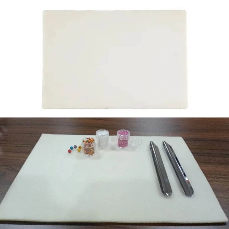Surfaces travail rembourrées en perles, tapis antidérapant pour projets perles DIY Y08E