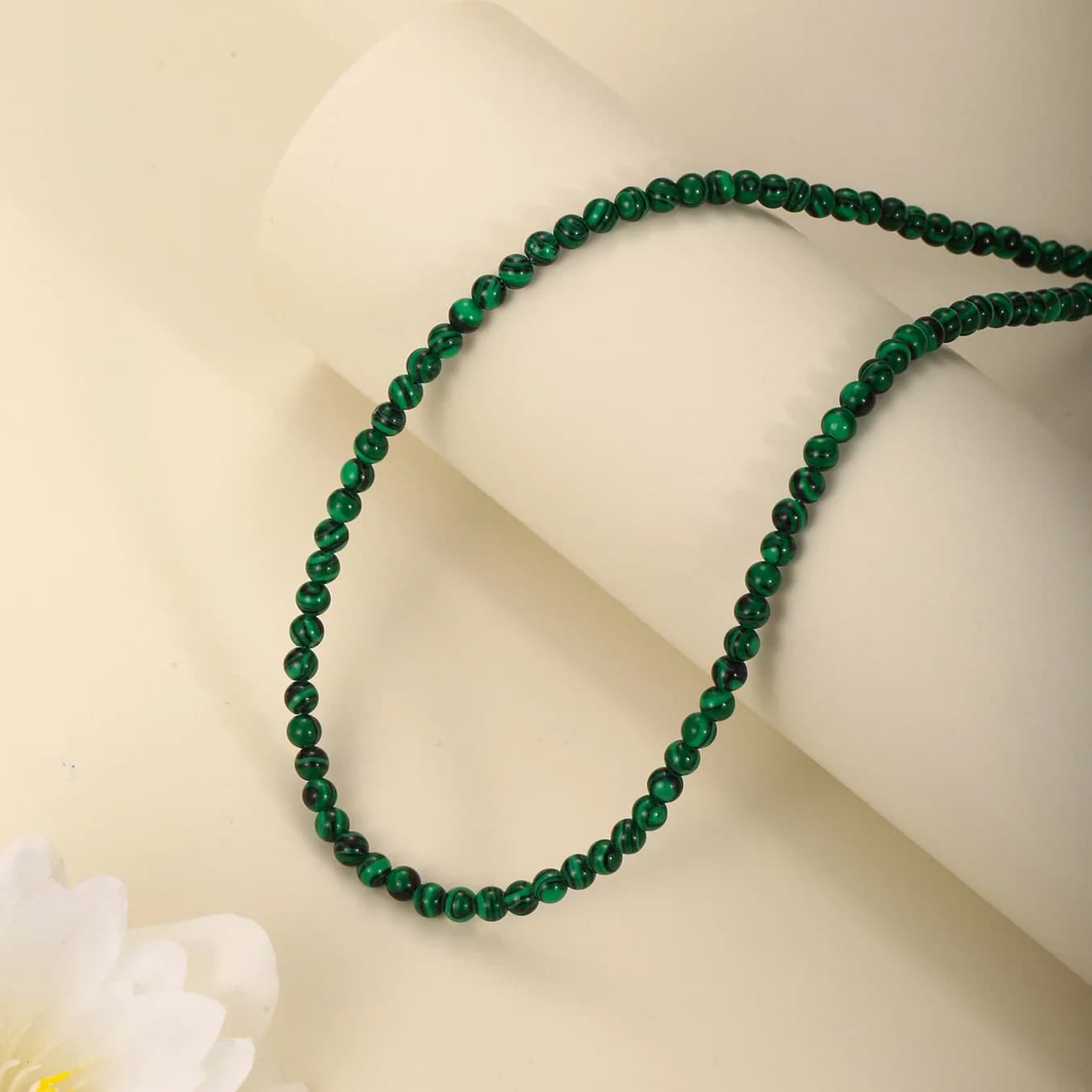 1 PC 4mm naturel amazonite pierre collier de perles pour les femmes ingx petit rose inverse inde ony