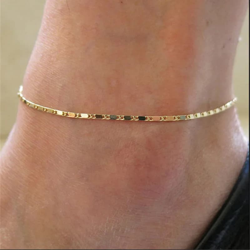 Modyle Fine Sexy cheville Bracelet Cheville pieds nus sandales pied bijoux jambe chaîne sur pied Pul