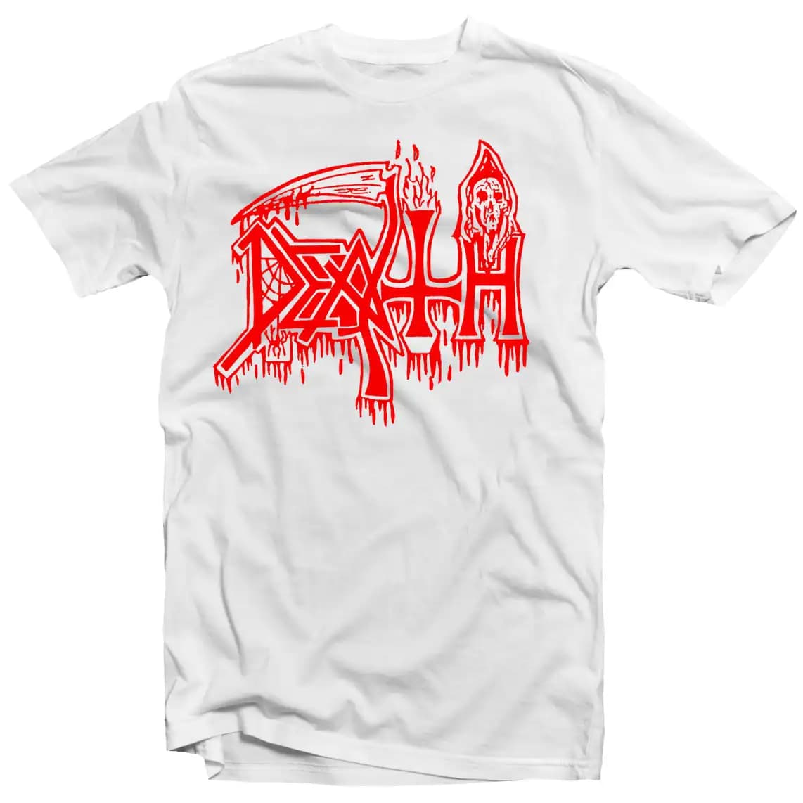 T-shirt décontracté d'été style groupe de rock heavy metal Death Scream Bloody Gore, haut de gamme p