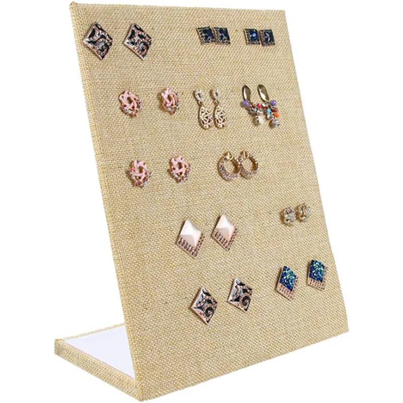 Présentoir de bijoux, présentoir de boucles d'oreilles, vitrine de rangement de boucles d'oreilles, 