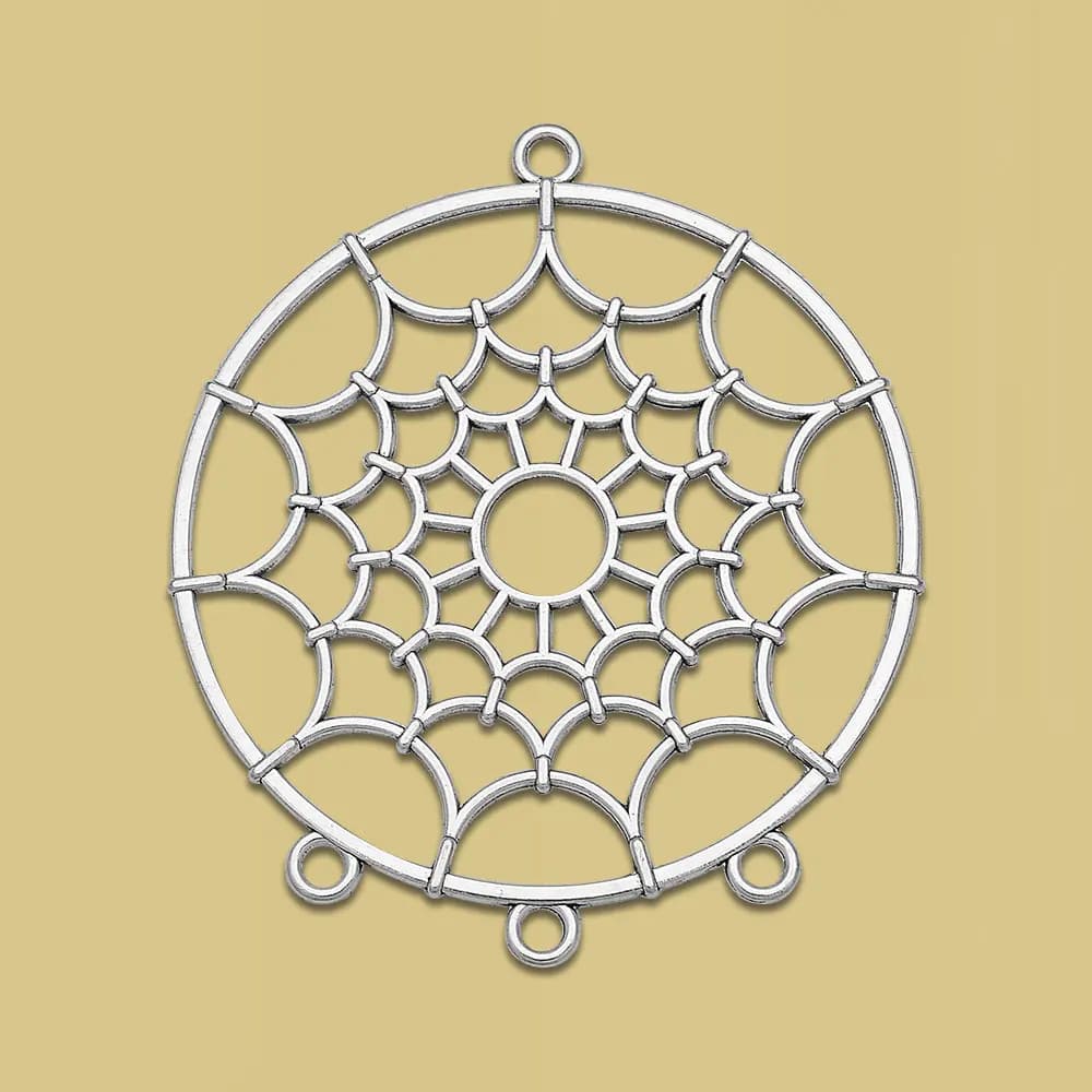Breloques attrape-rêves pour bijoux à bricoler soi-même, connecteur PmotFor, matériaux exécutifs, fo
