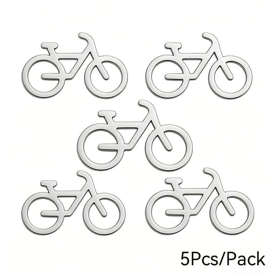 Nouveaux accessoires de vélo 5 pièces/paquet pour la fabrication de bijoux, en acier inoxydable doré
