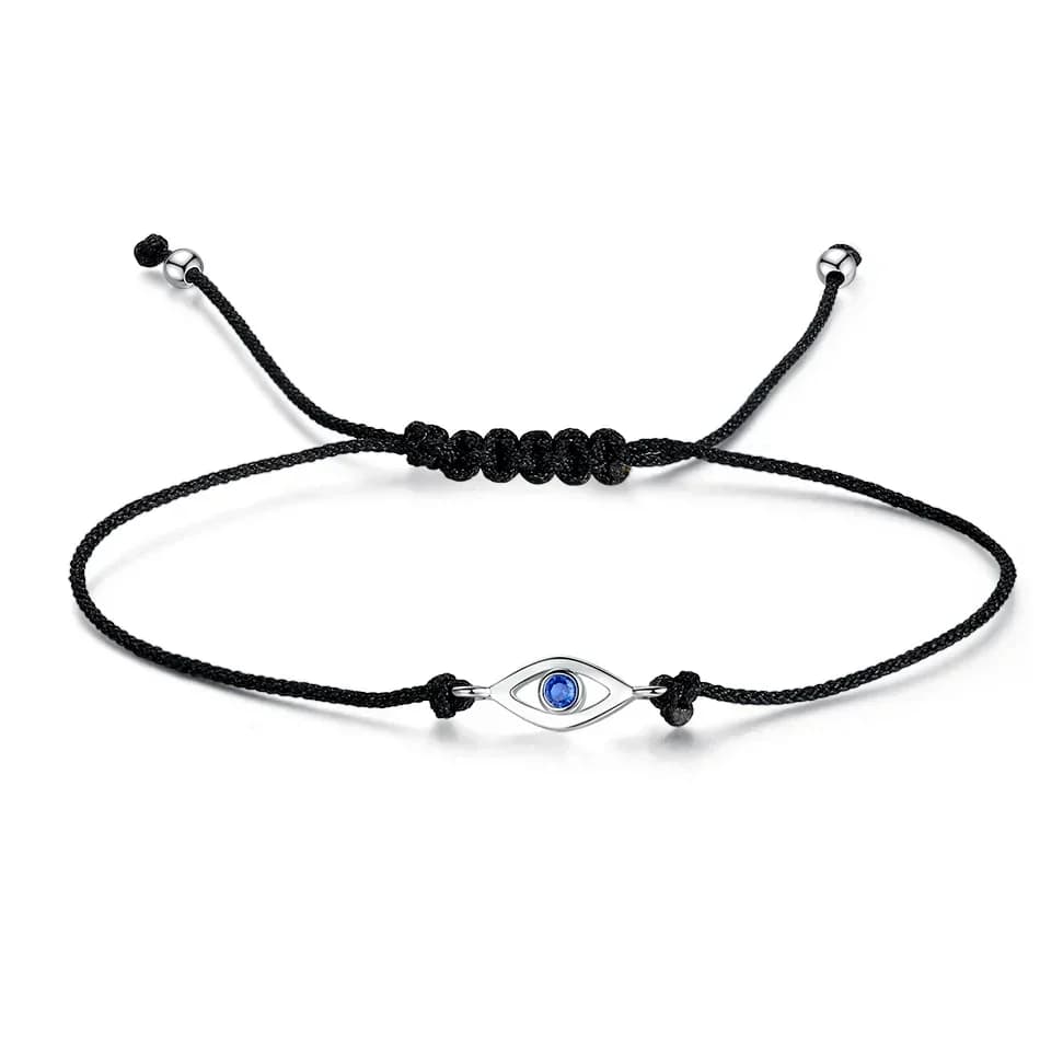 Bracelet KALETINE Evil Eye en argent sterling 925 pur pour femmes, avec CZ bleu, bijoux turcs pour h