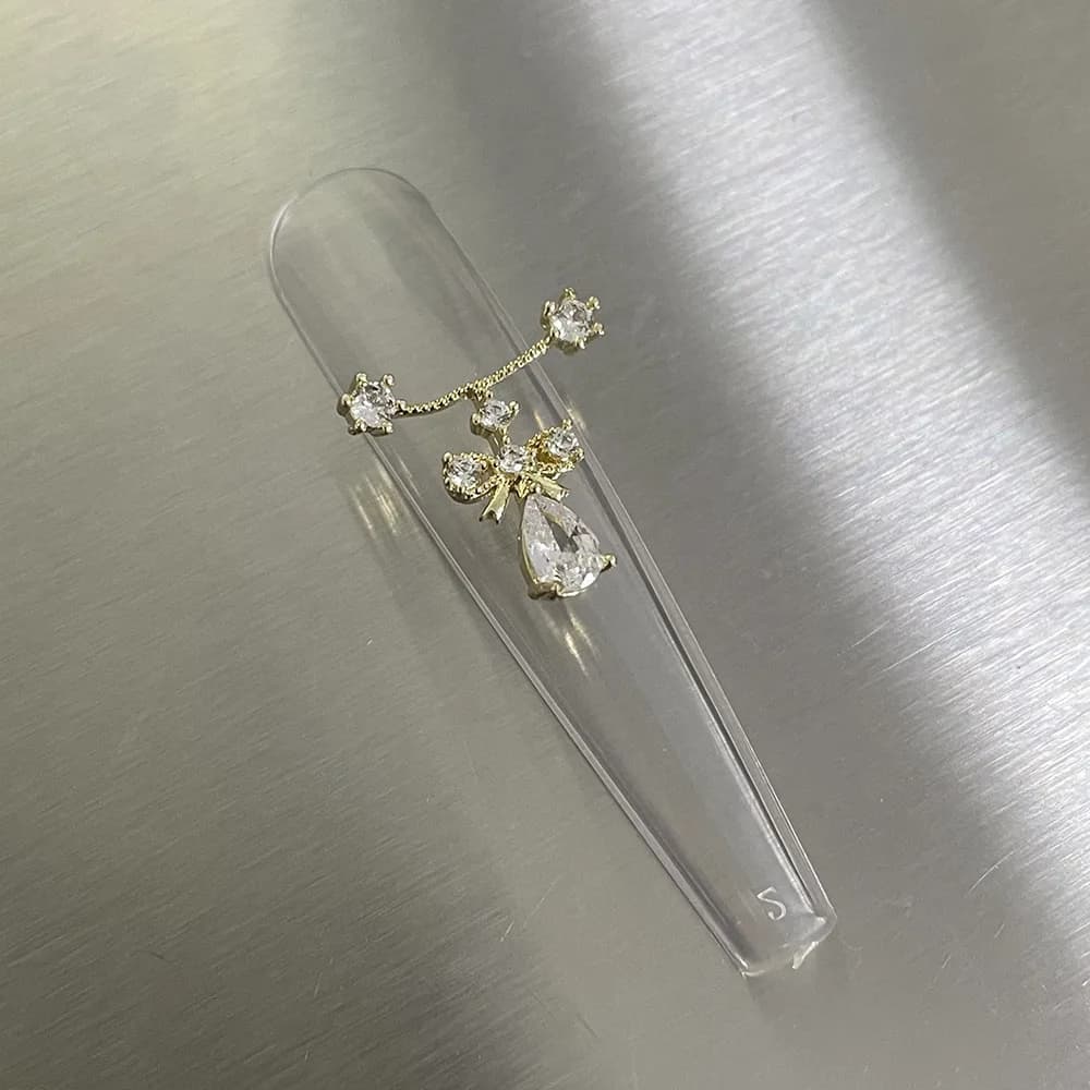 -Collier du bout des ongles-bijoux luxueux en Zircon bouts des doigts riches grand collier Style cha